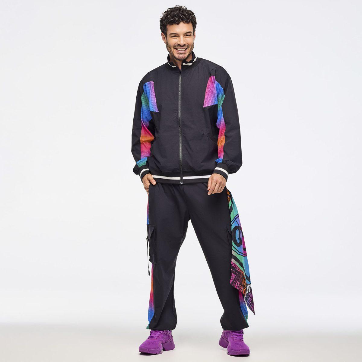 Zumba Libre Men's Oversized Dolman Track Jacket