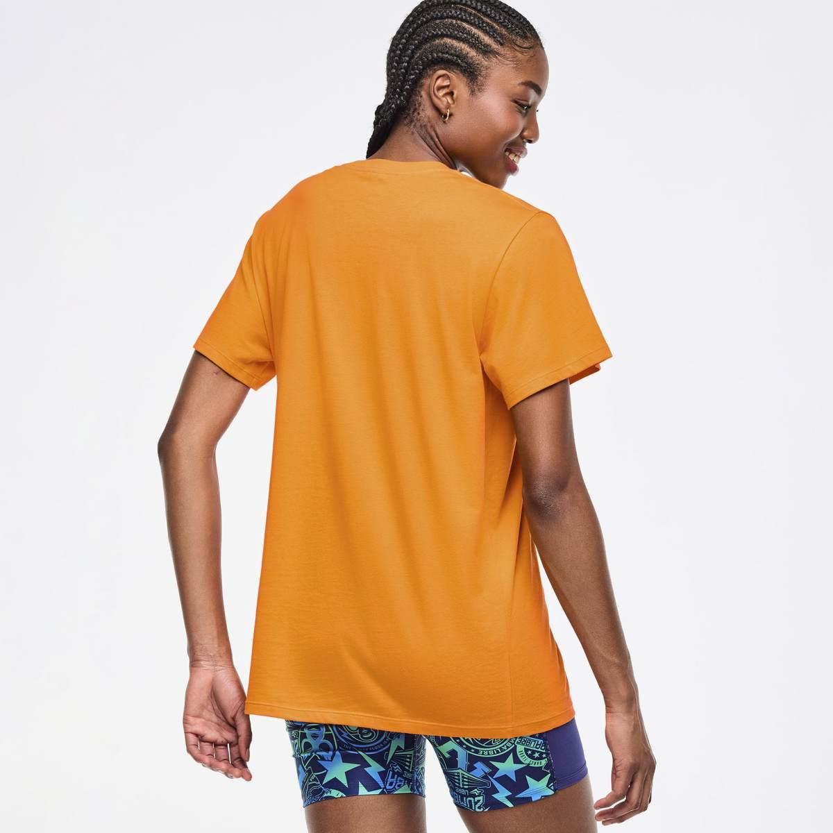 Zumba Libre Crew Neck Tee - Orange Punch