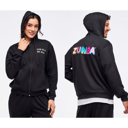 Zumba Multicolor Logo Zip-Up Hoodie