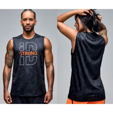 STRONG iD Men's Wide Shoulder Tank - Black
