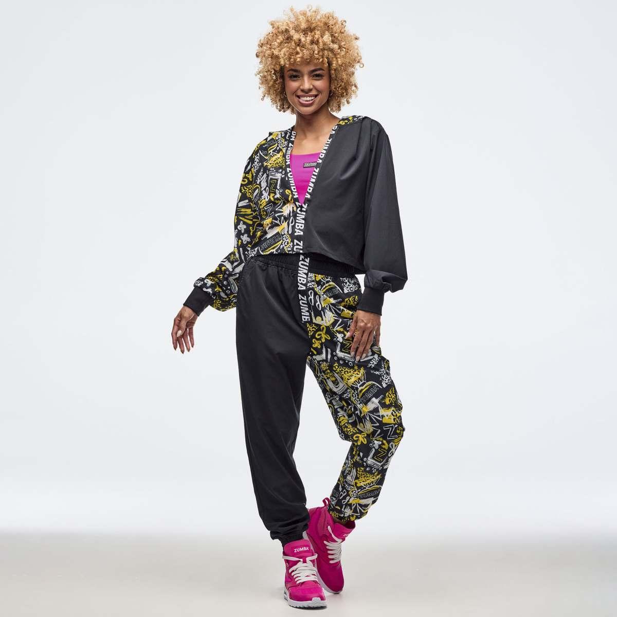 Sizzlin' High Waisted Zip Front Track Pants