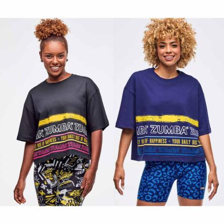 Sizzlin' Oversized Boxy Crop Top