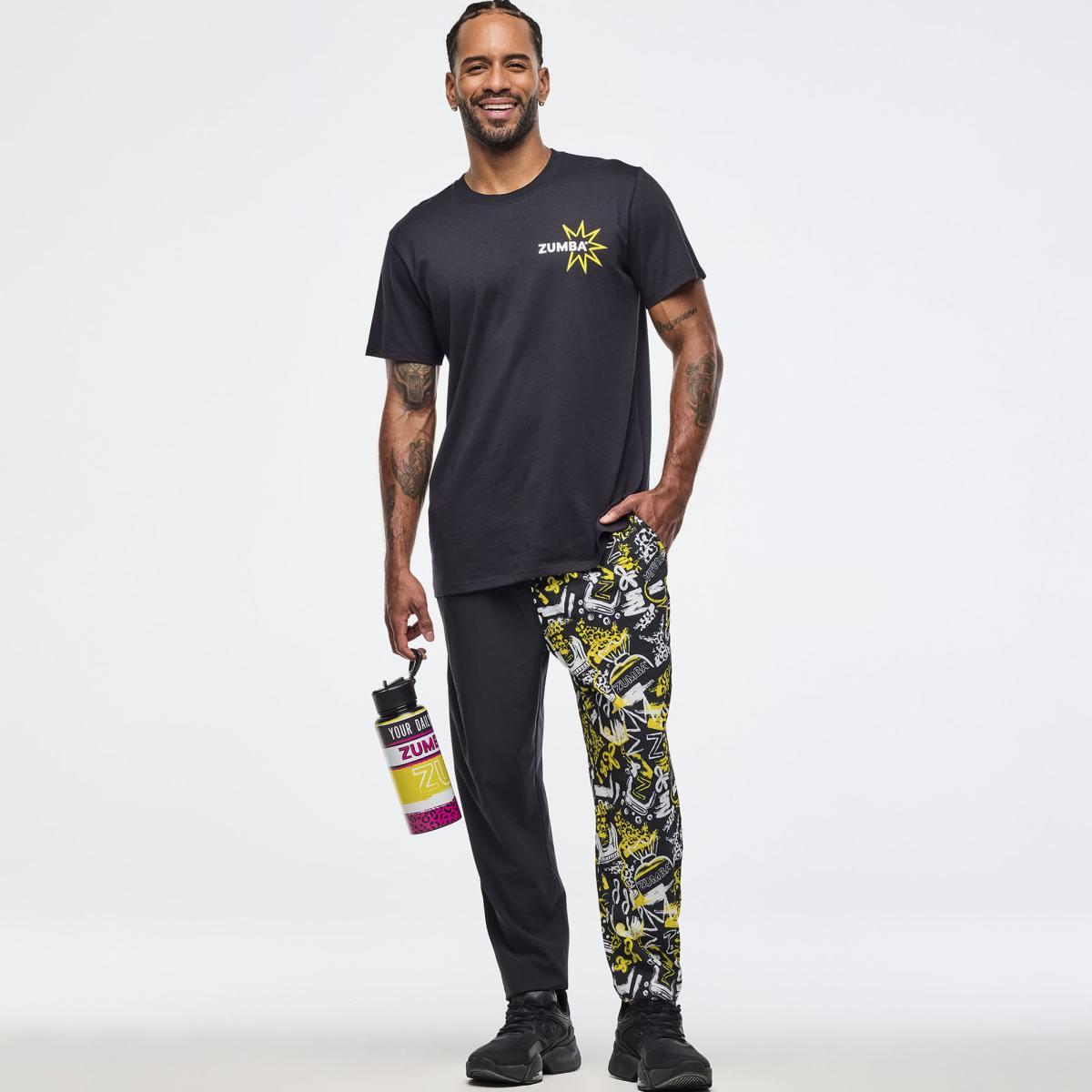 Sizzlin' Crew Neck Tee - Bold Black