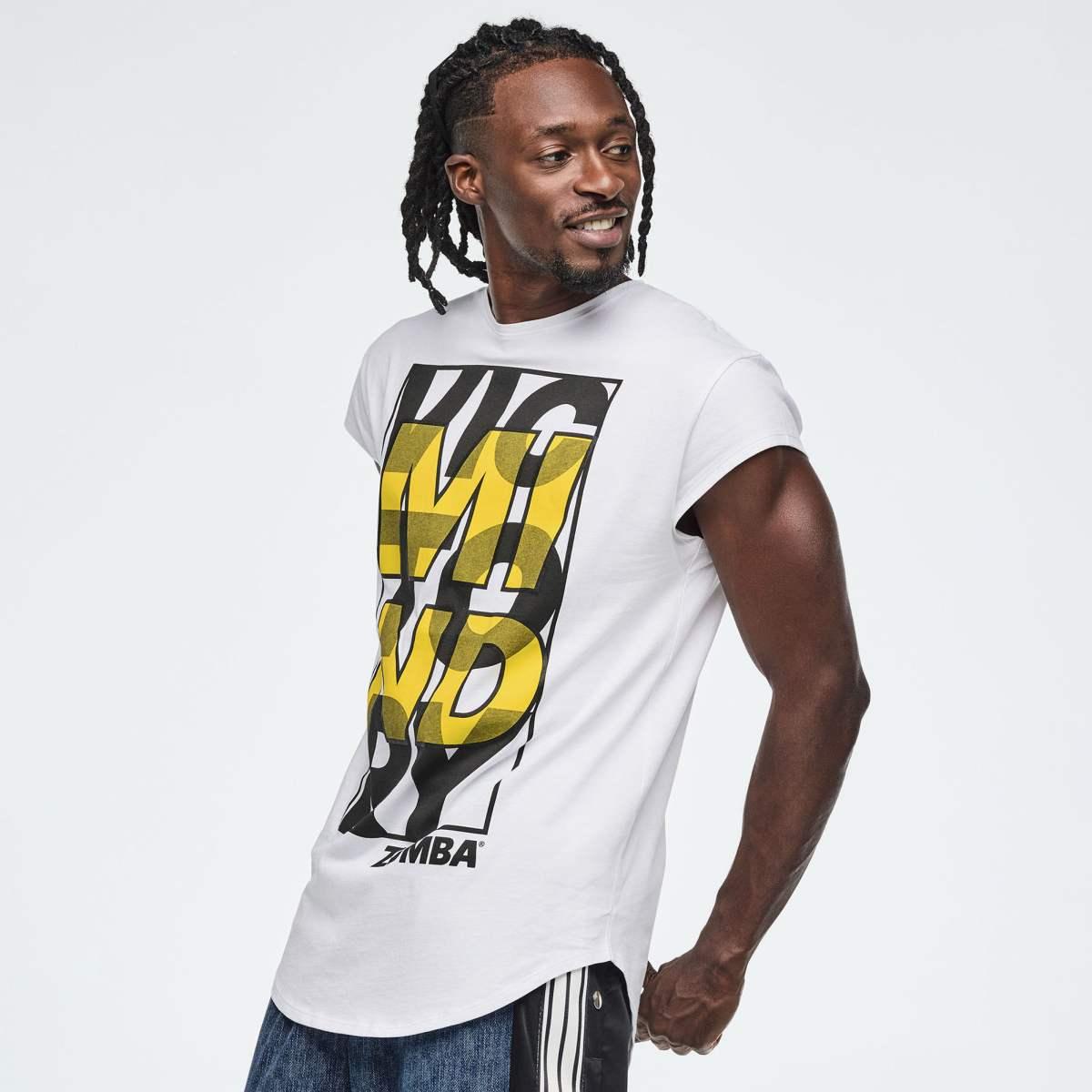 ZW Men's Crew Neck Round Hem Tee
