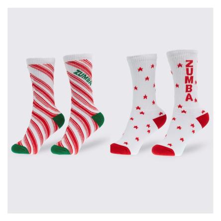 Zumba Plush High Socks - Stripes
