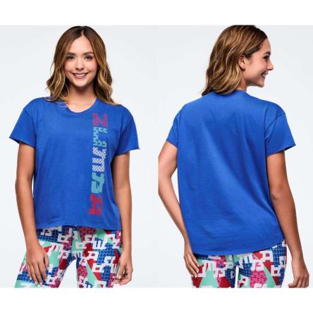 Eastern Flavor High Low Crew Neck Top