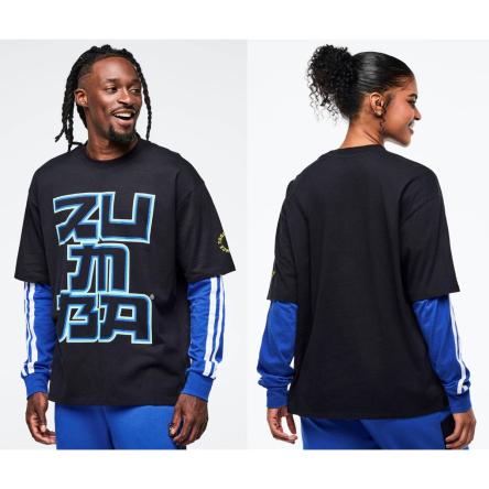 Eastern Flavor Men's Oversized Crew Neck Tee - Bold Black