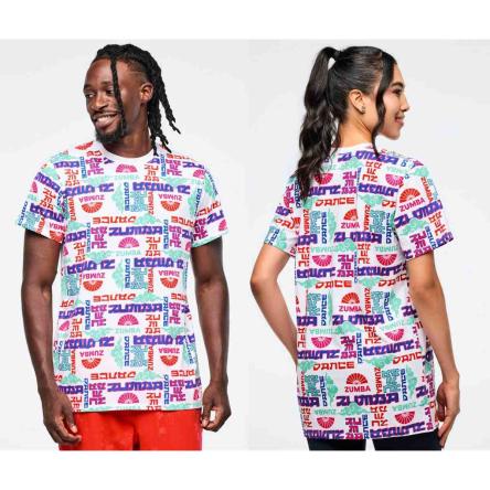 Eastern Flavor Crew Neck Tee - White/Blue