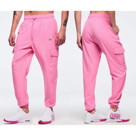 Pastel Woven Cargo Pants