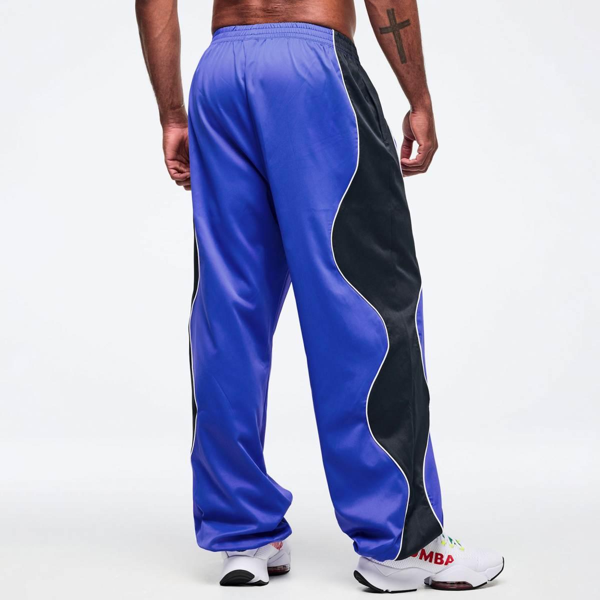 Latin Movement Wavy Track Pants - So Into Blue