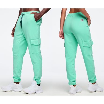 Latin Movement High Waisted Knit Cargo Pants