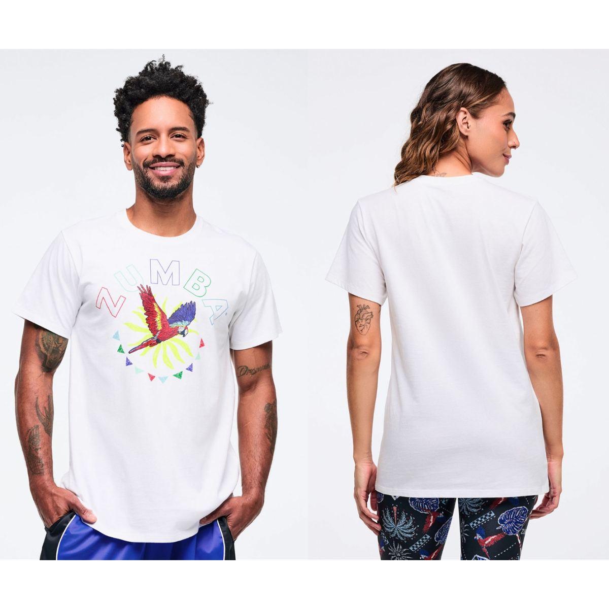 Latin Movement Unisex Crew Neck Tee - White