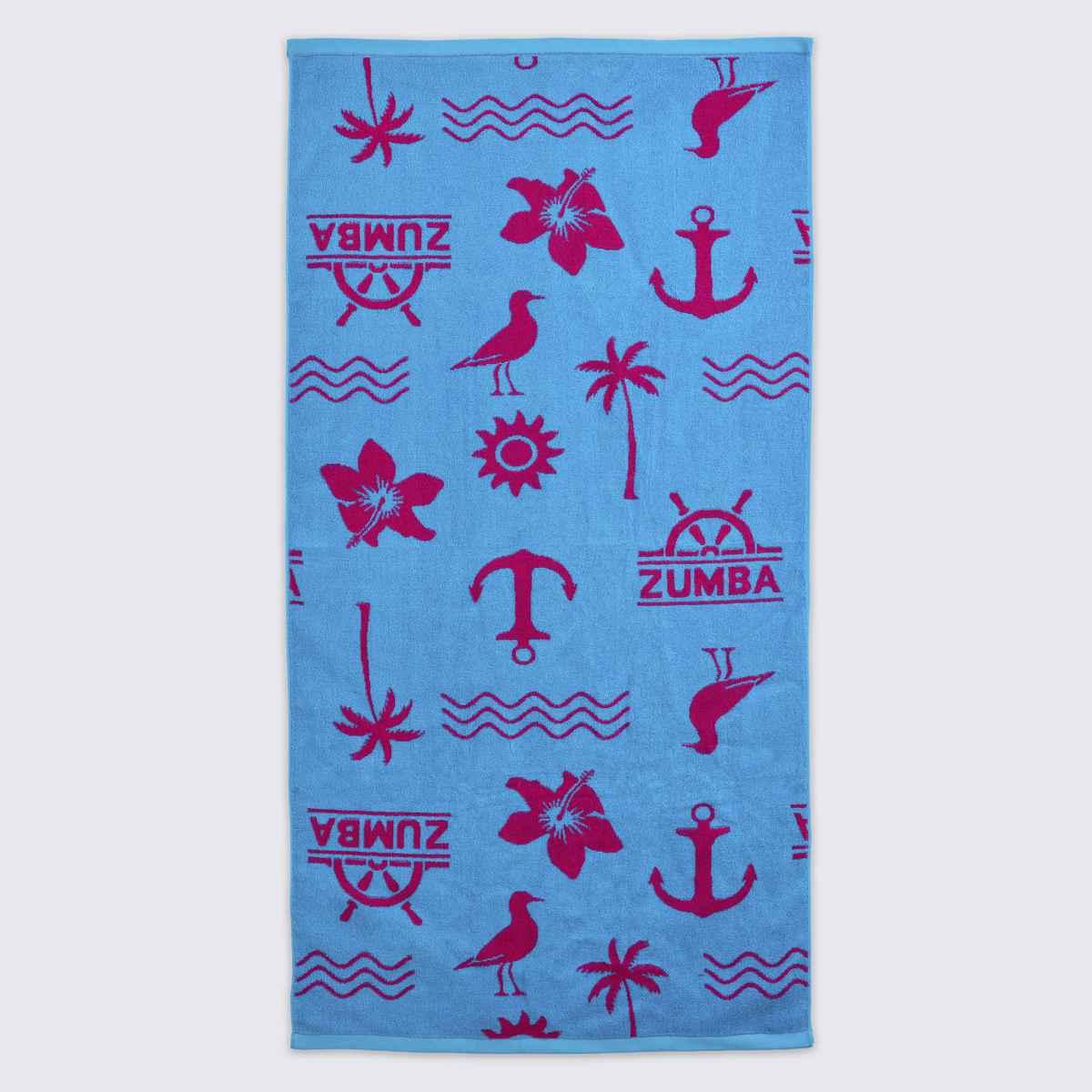 Zumba Cruise Beach Towel - Aqua