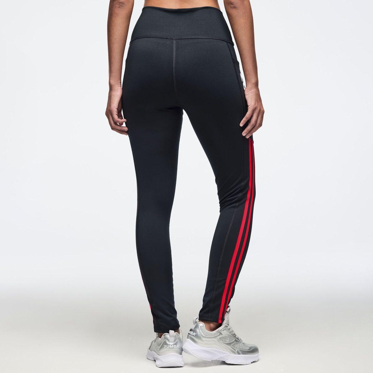 Zumba 25 High Rise Ankle Leggings - Bold Black