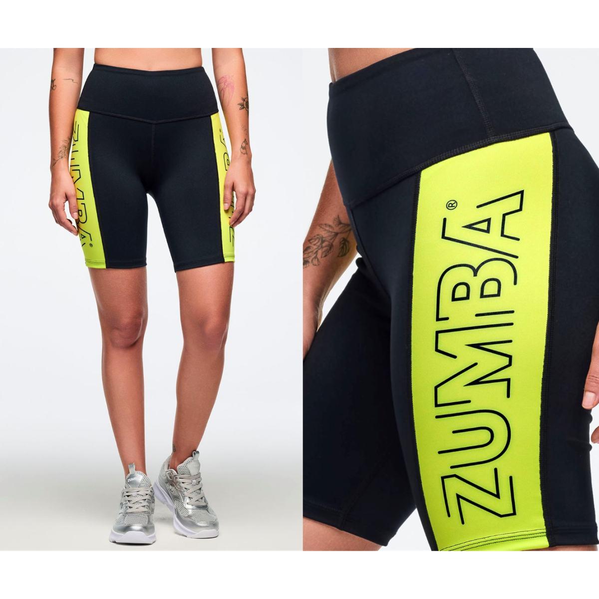 Zumba 25 High Waisted Biker Shorts