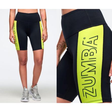 Zumba 25 High Waisted Biker Shorts