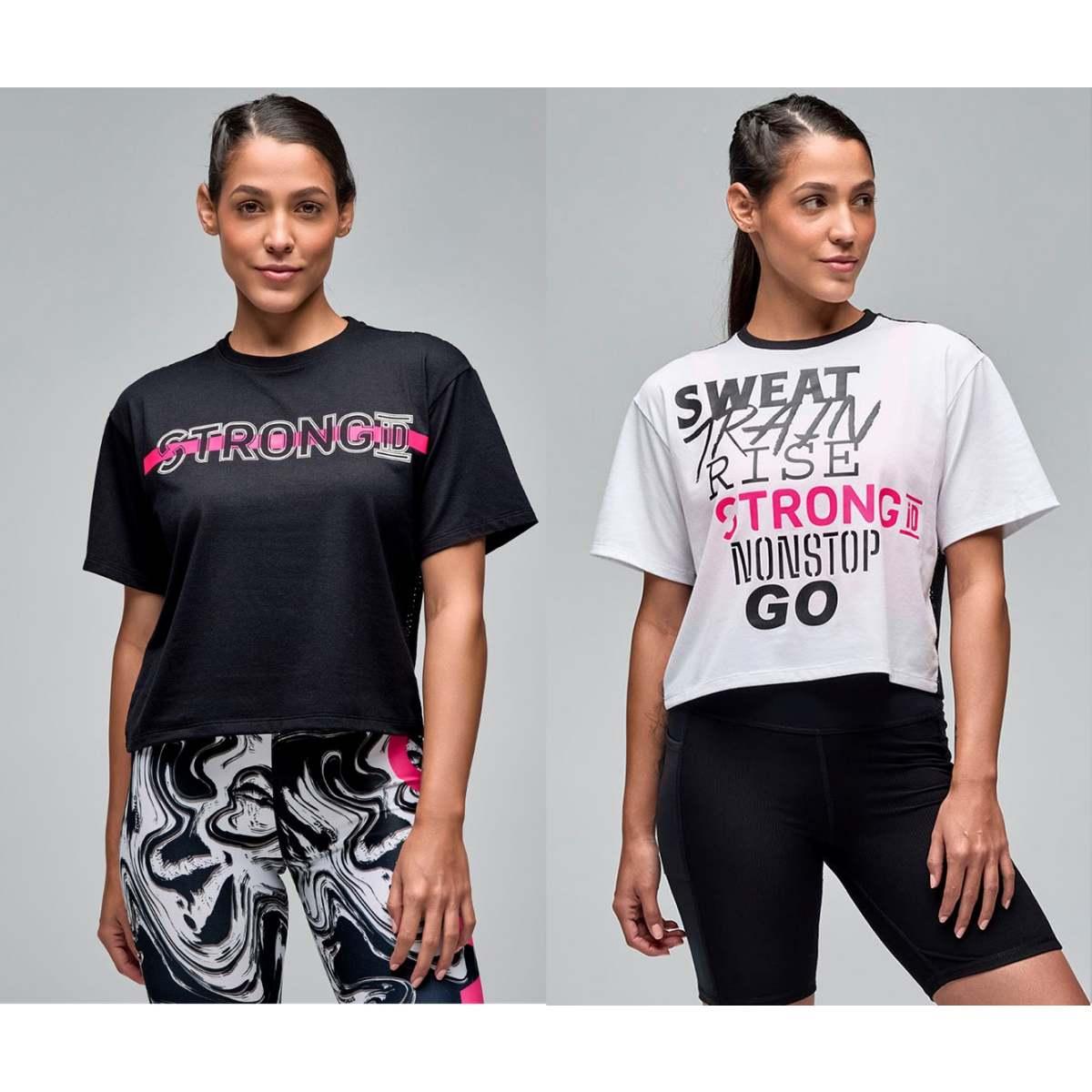 STRONG iD Boxy Top W Mesh Back