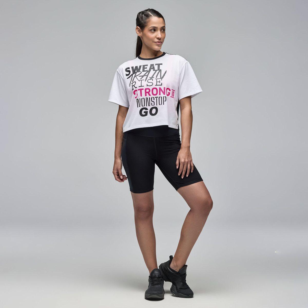 STRONG iD Boxy Top W Mesh Back