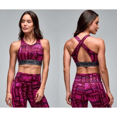 STRONG iD Z-Lift High Neck Cross Back Bra