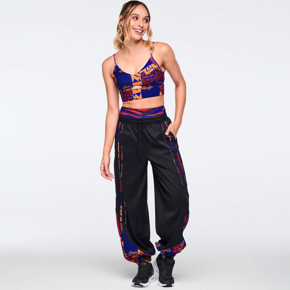 Wildbeat Woven Slouch Pants With Piping