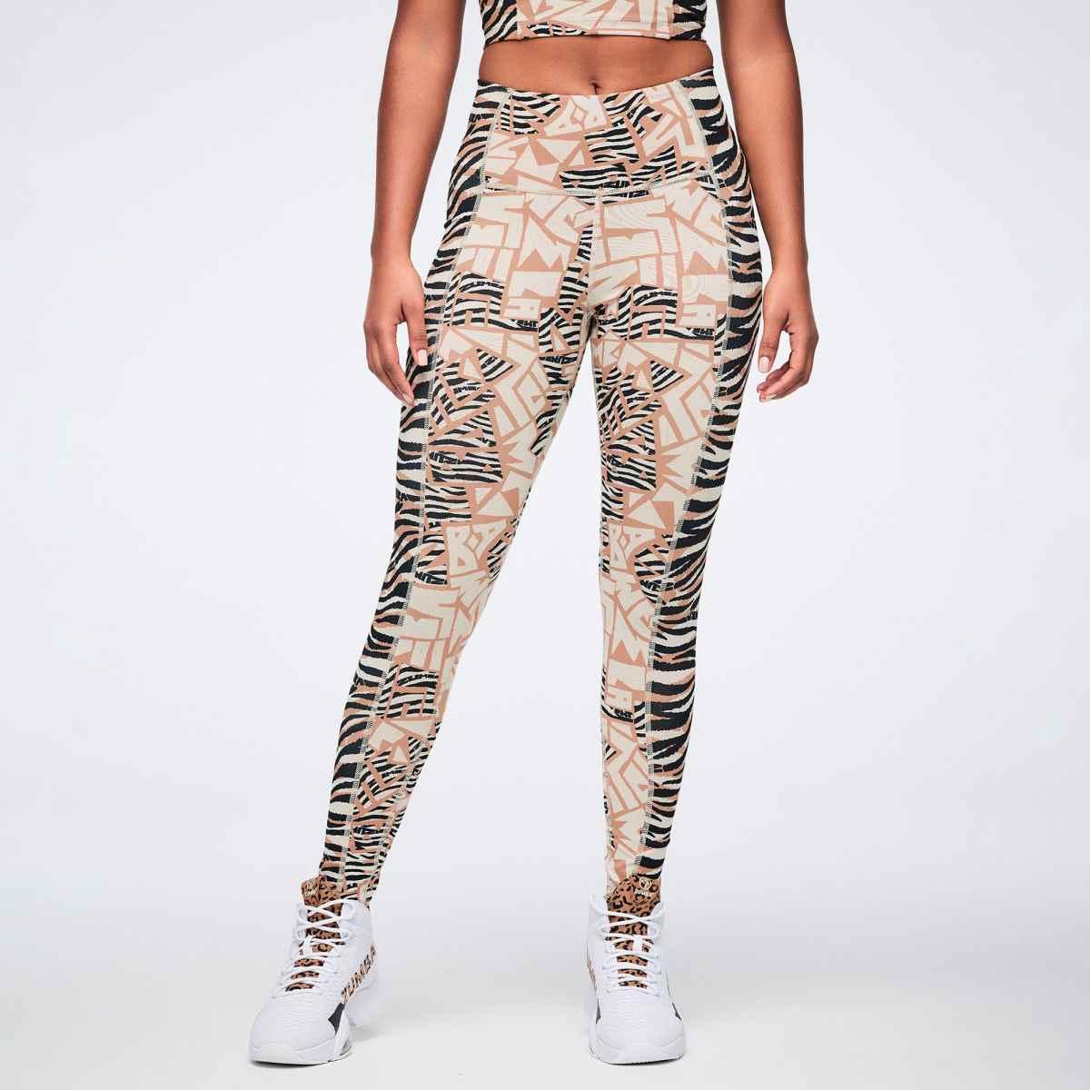 Wildbeat Z-Lift High Waisted Ankle Leggings With Side Panel
