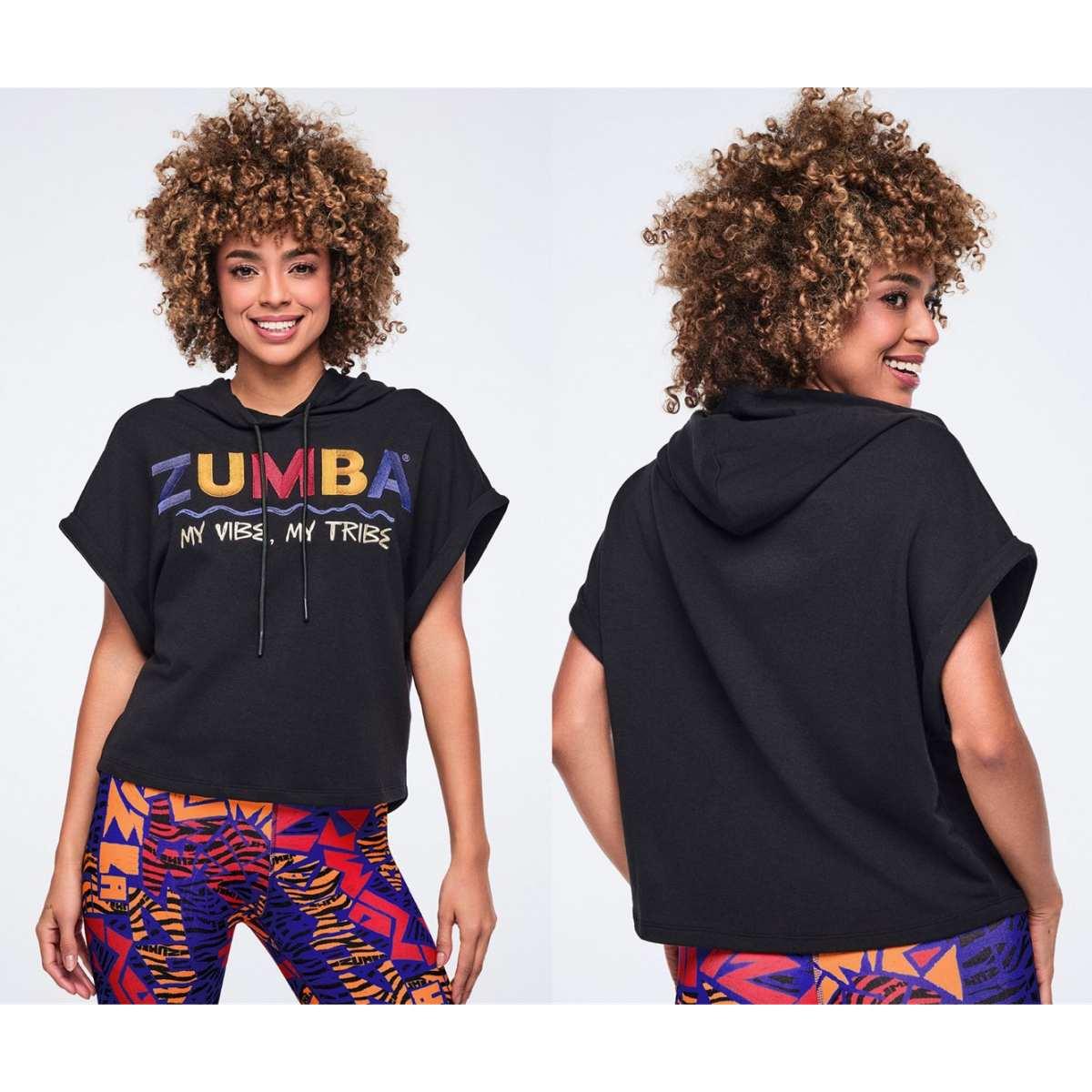 Wildbeat Short Sleeve Crop Pullover Hoodie