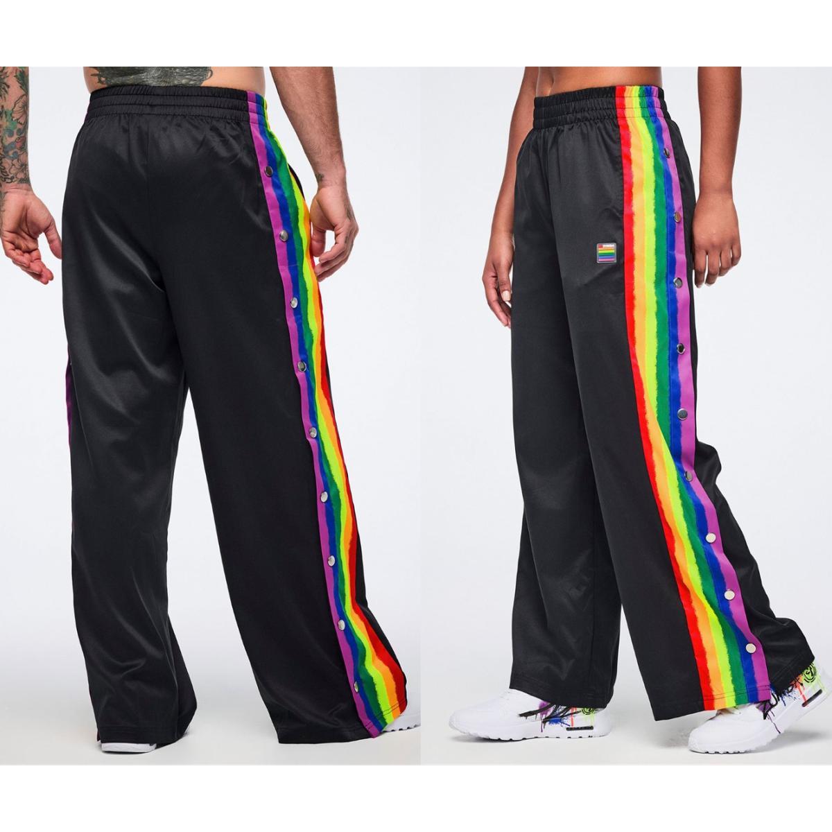 Pride Wide Leg Pants Side Snaps