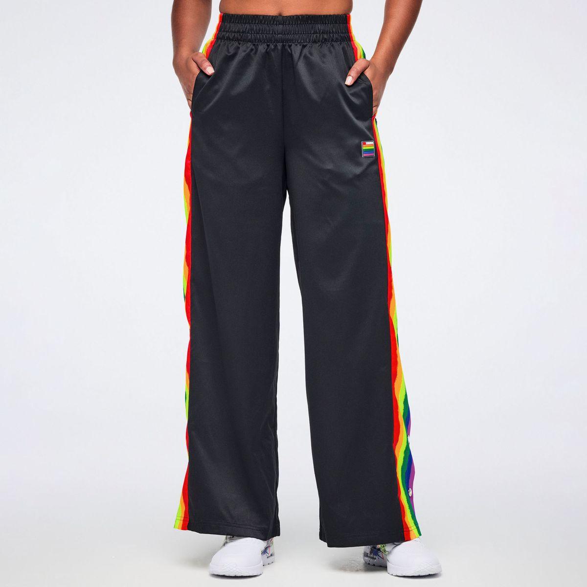 Pride Wide Leg Pants Side Snaps