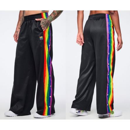 Pride Wide Leg Pants Side Snaps