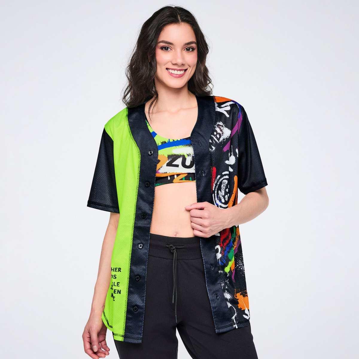 Pride Baseball Button Up