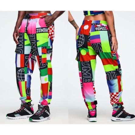 Worldwide Cargo Pants - Red/Blue