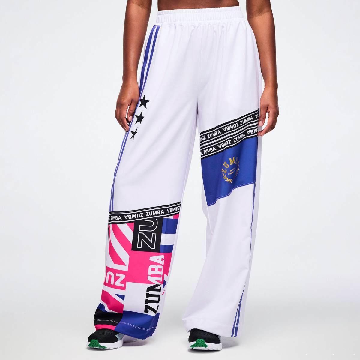 Worldwide High Waisted Wide Leg Track Pants
