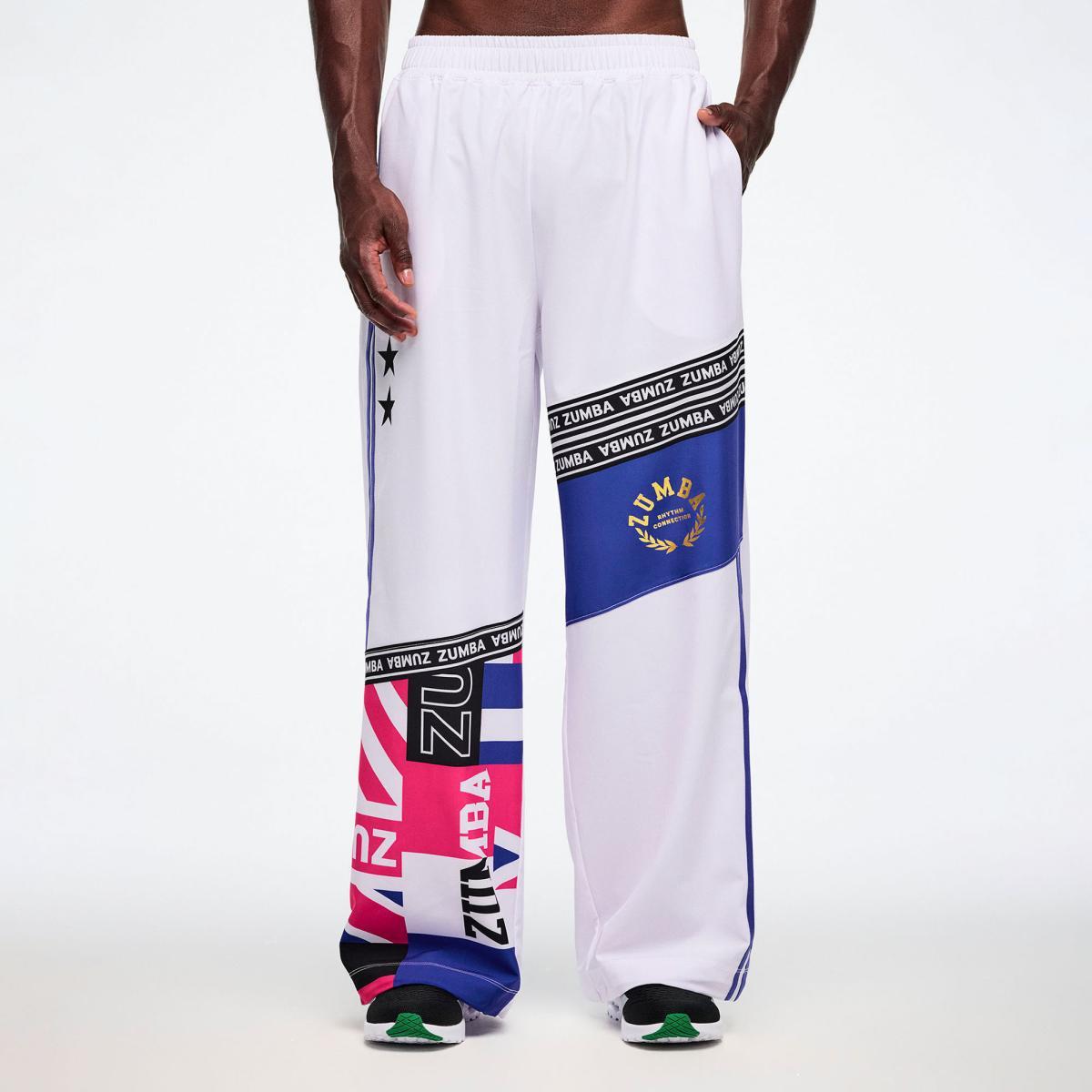 Worldwide High Waisted Wide Leg Track Pants