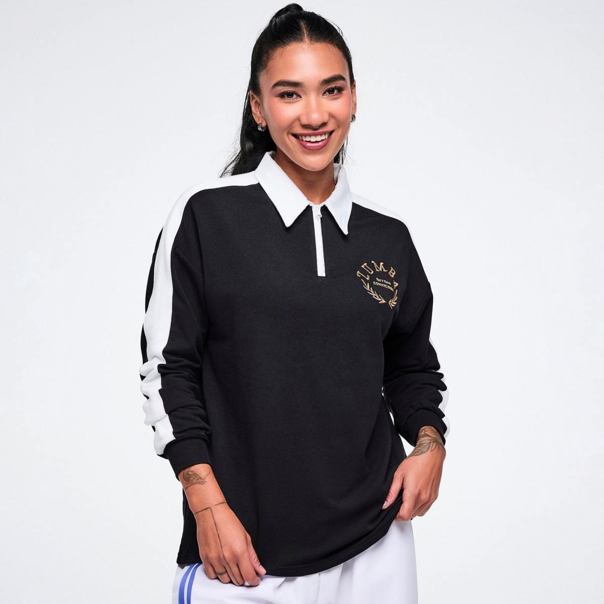 Worldwide Long Sleeve Zip Polo