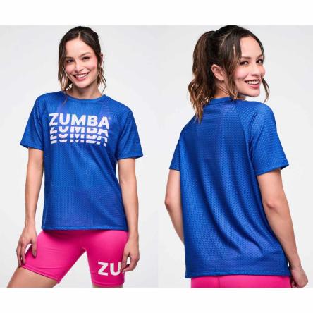 Color Spree Mesh Crew Neck Raglan Sleeve Top