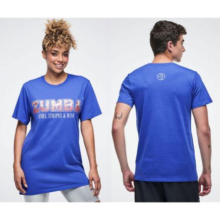 Zumba Stars And Stripes Tee