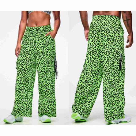 Dale-Z High Waisted Woven Cargo Pants