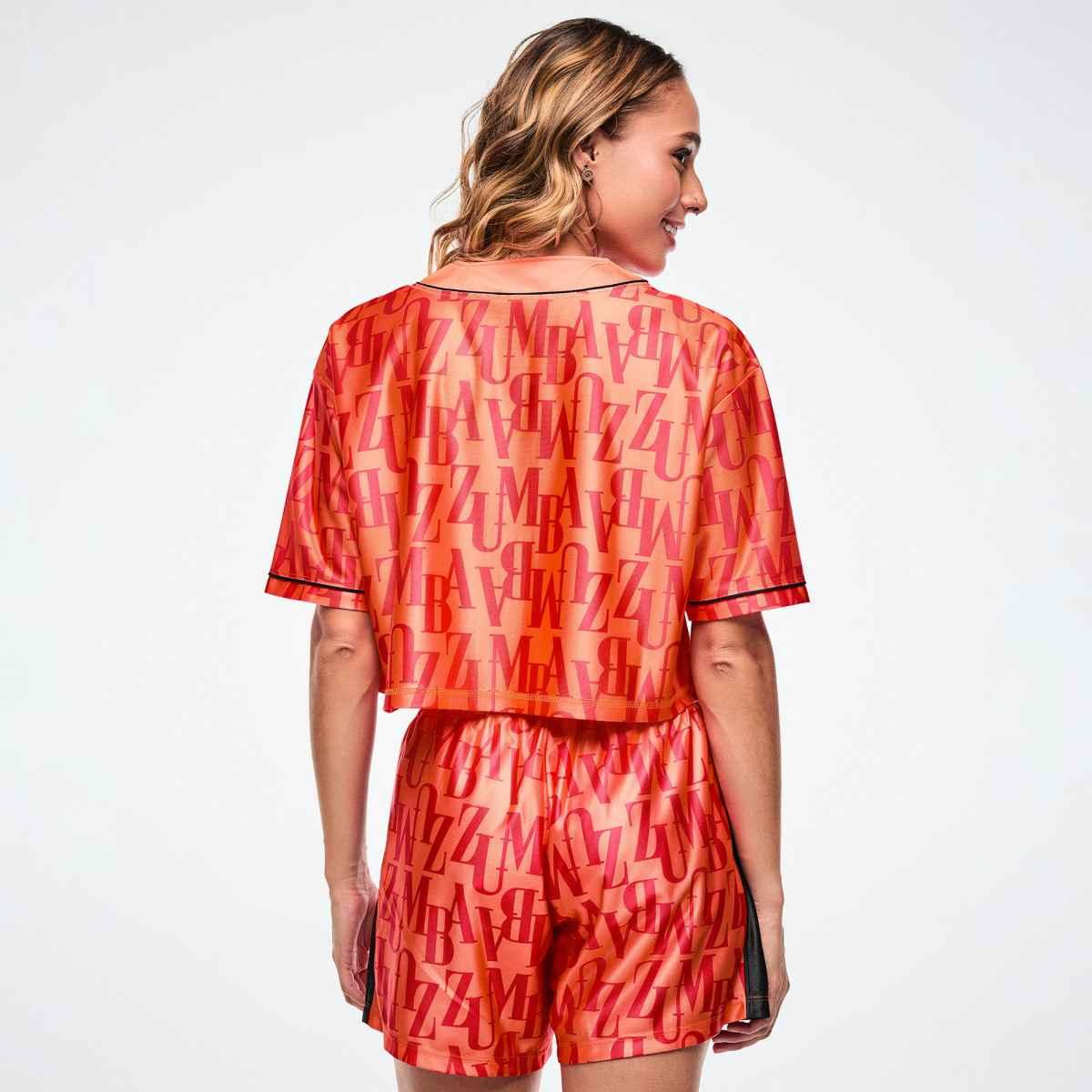 Dale-Z Oversized Crop Baseball Top