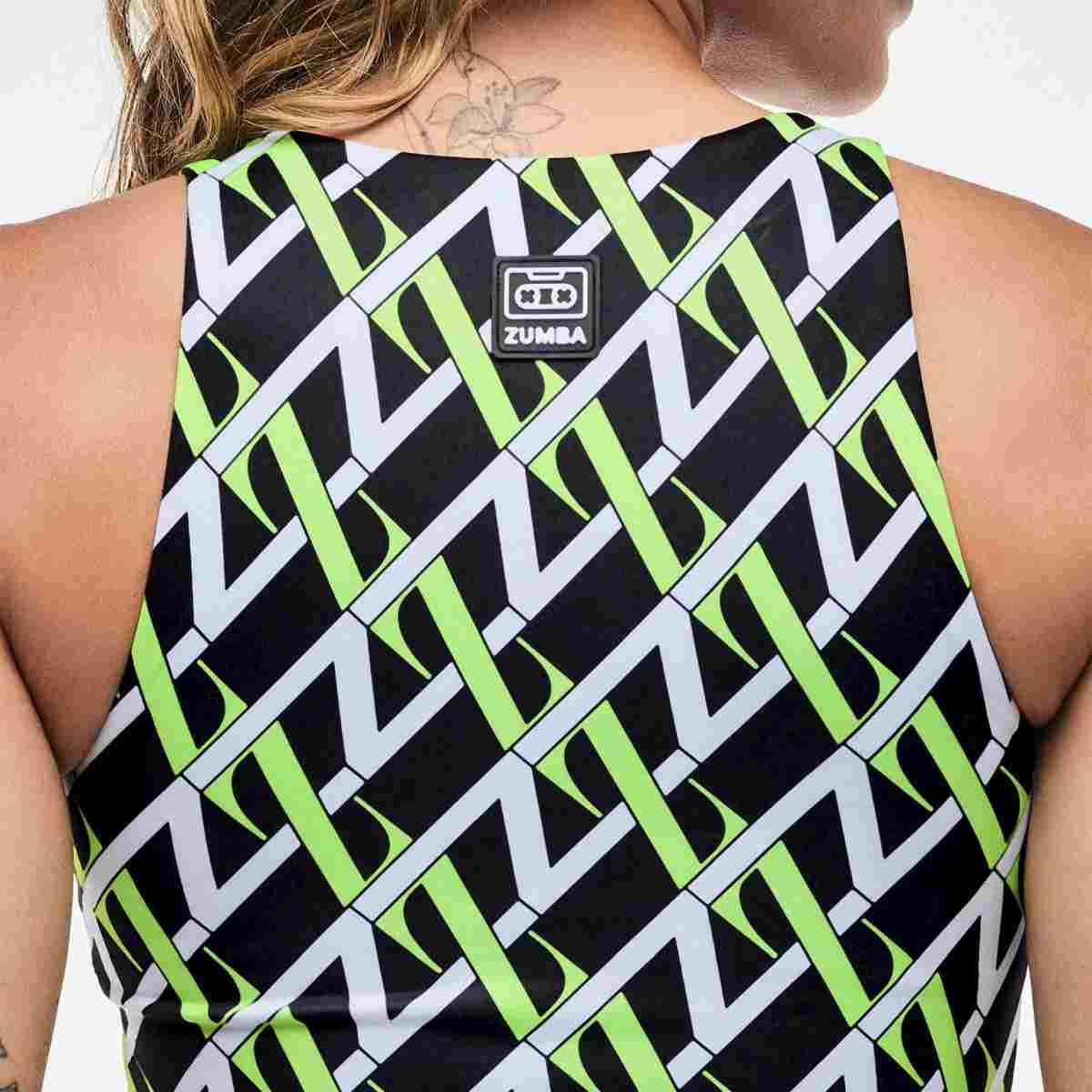 Dale-Z High Neck Crop Top