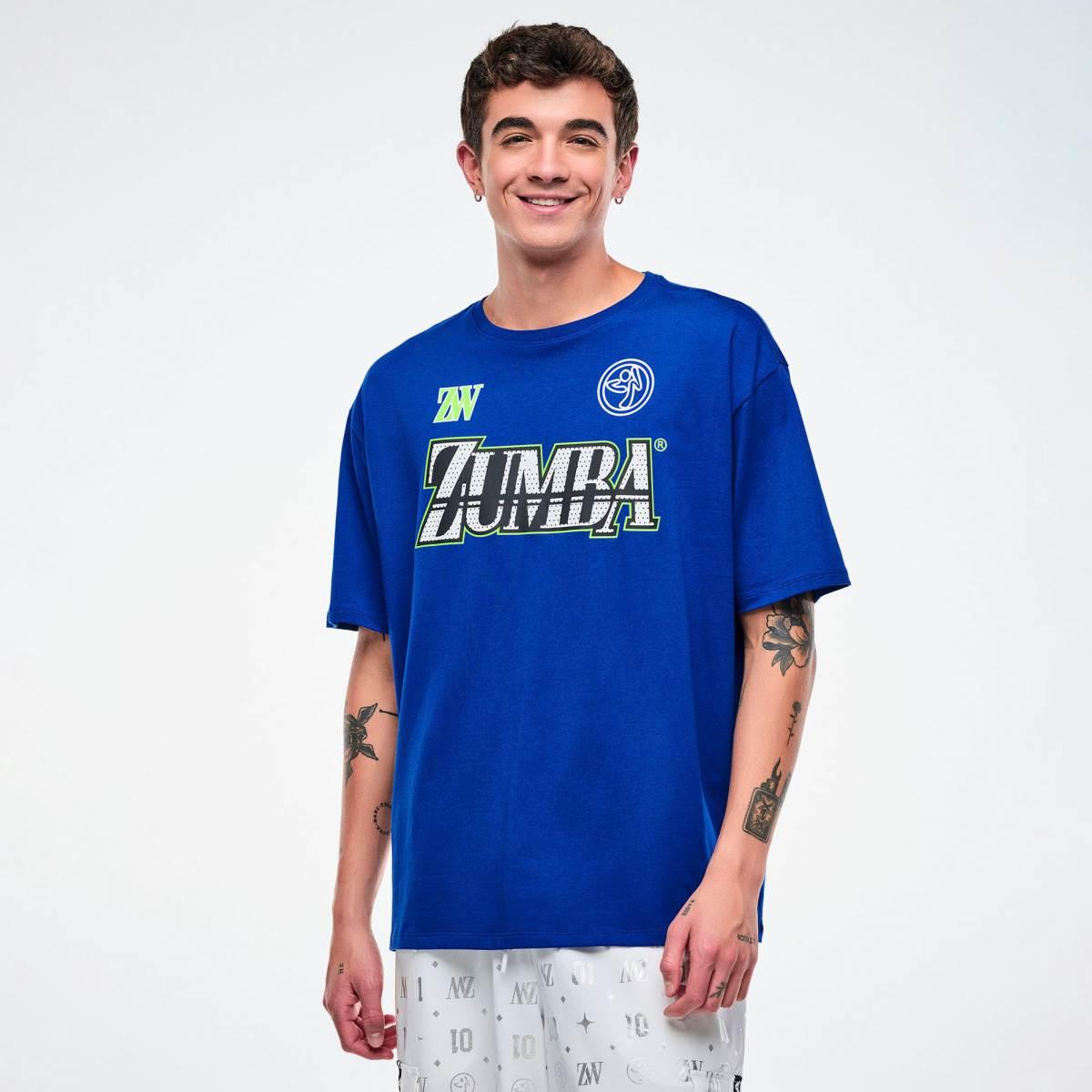 Dale-Z Men's Crew Neck Tee - Blue