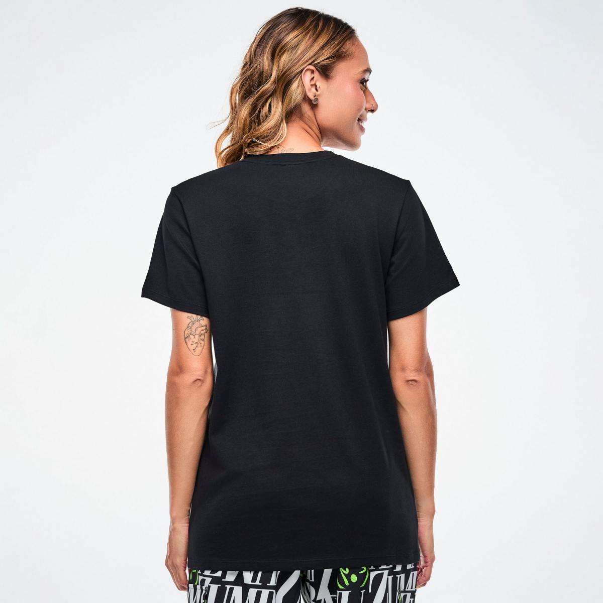 Dale-Z Unisex Crew Neck Tee - Black