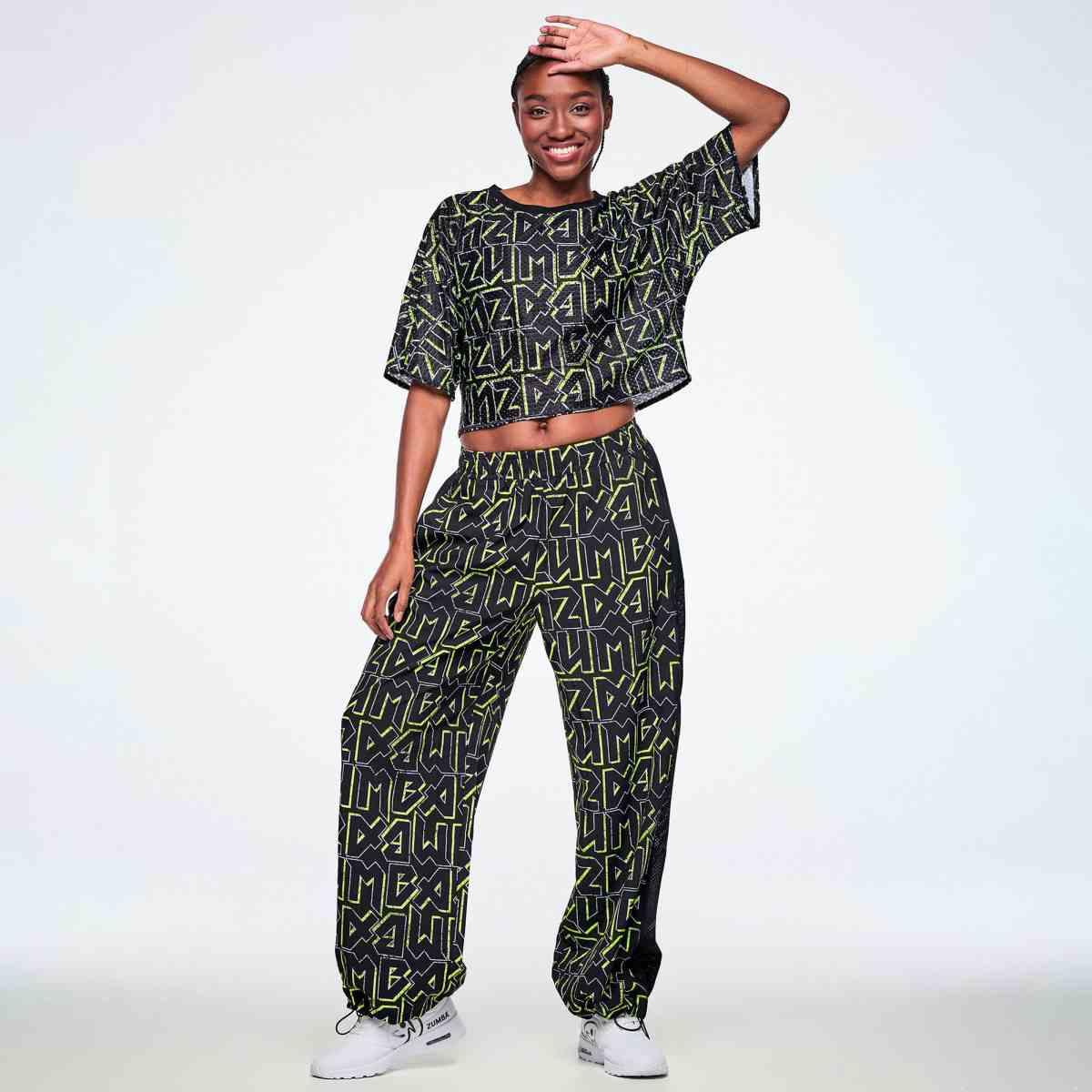 Rock 'n' Roll High Waisted Wide Leg Track Pants