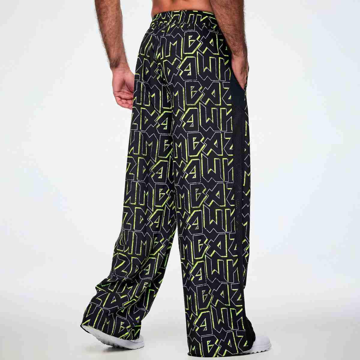 Rock 'n' Roll High Waisted Wide Leg Track Pants