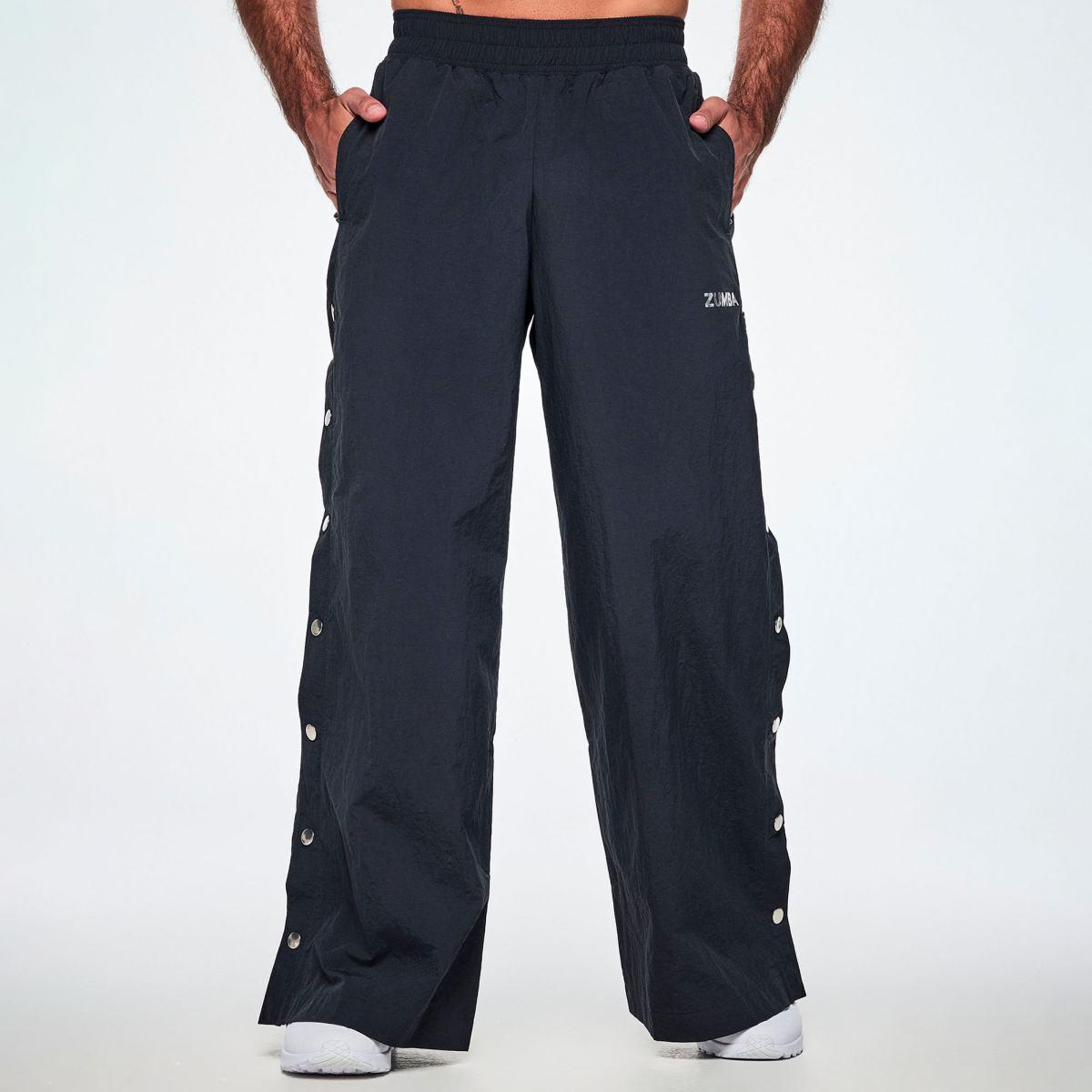 Rock 'n' Roll Wide Leg Pants With Side Snaps