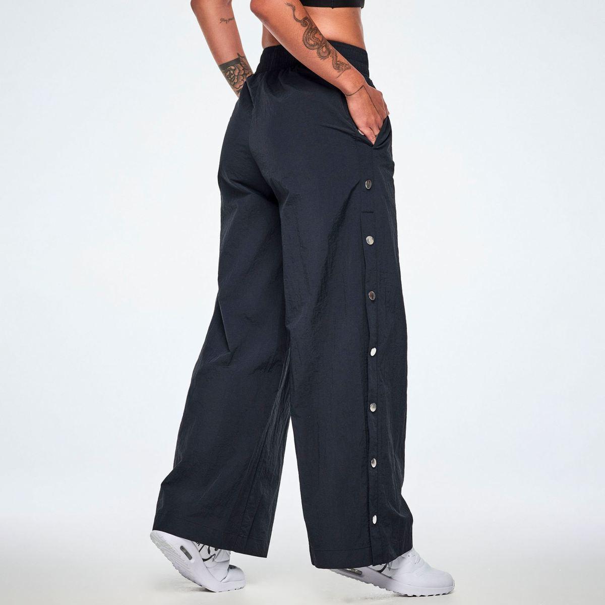 Rock 'n' Roll Wide Leg Pants With Side Snaps