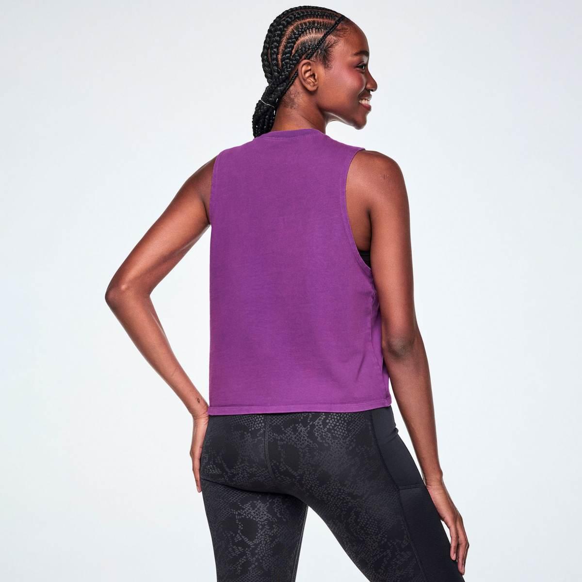 Rock 'n' Roll Muscle Tank With Slashes