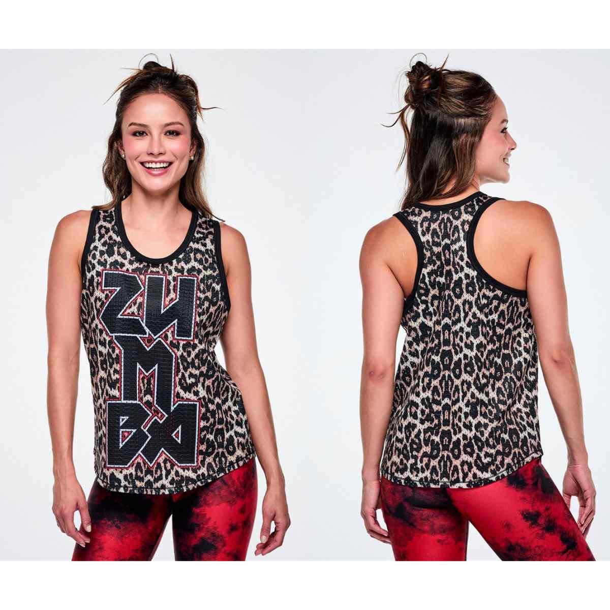Rock 'n' Roll Basketball Tank With Curved Hem