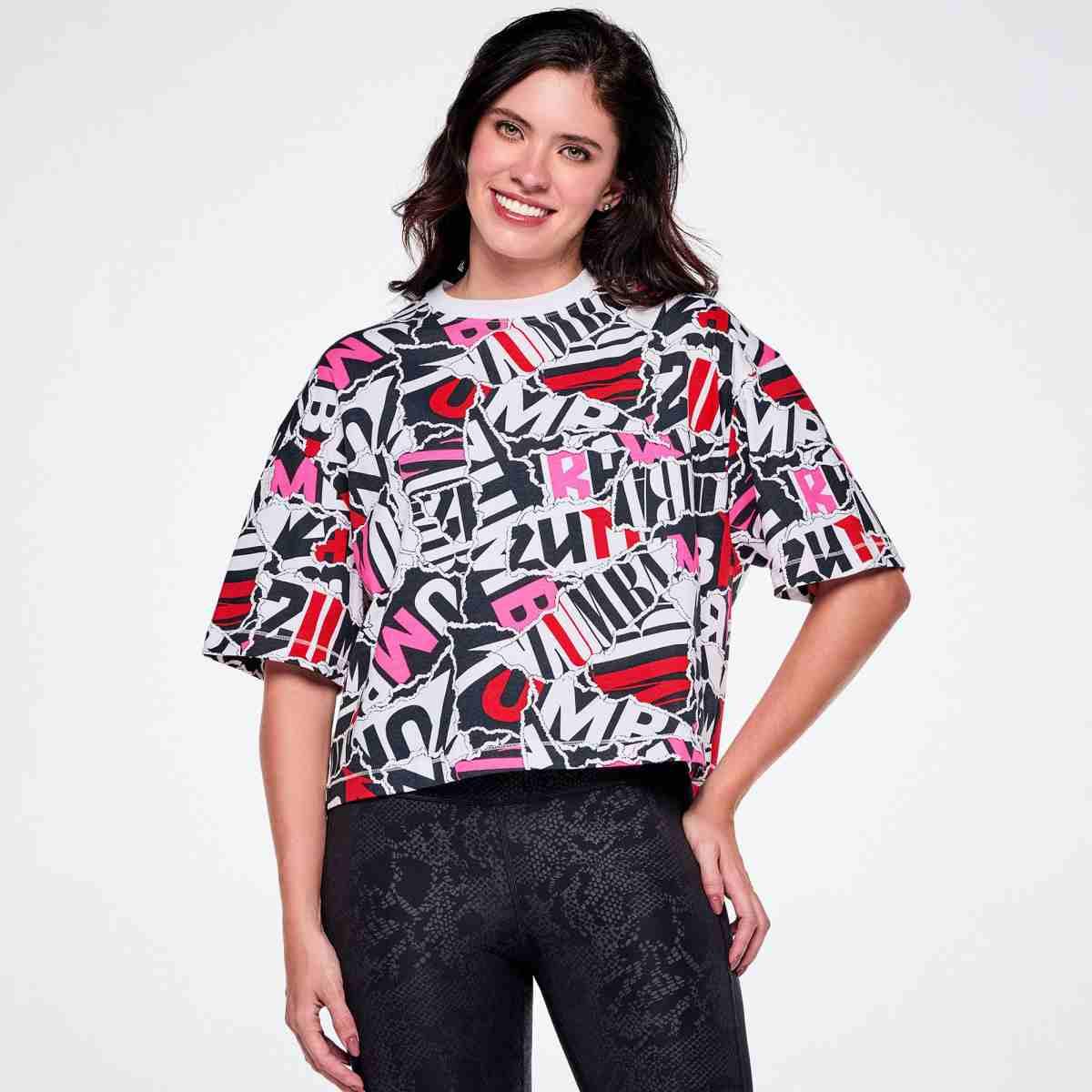 Rock 'n' Roll Oversized Boxy Crop Top