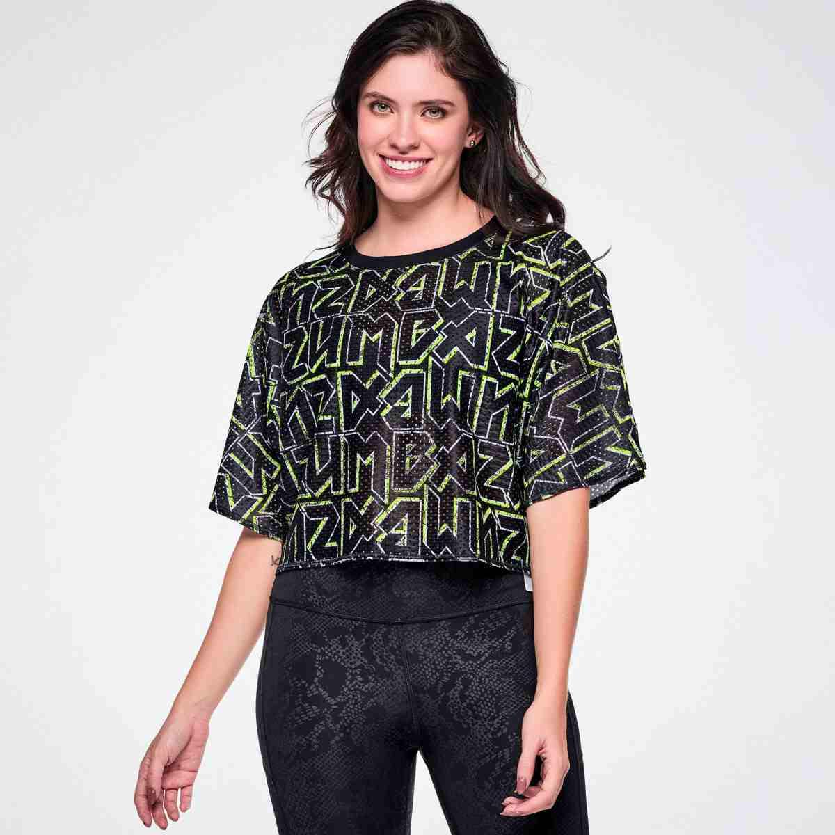 Rock 'n' Roll Mesh Boxy Crop Top