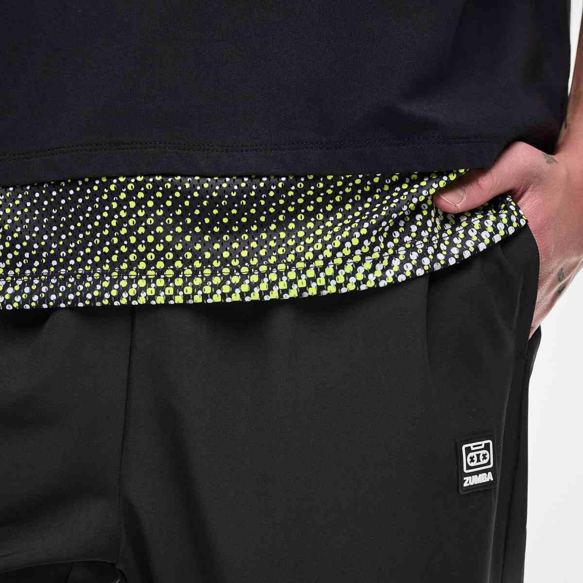 Electric Feel Men's Tee With Double Layered Hem
